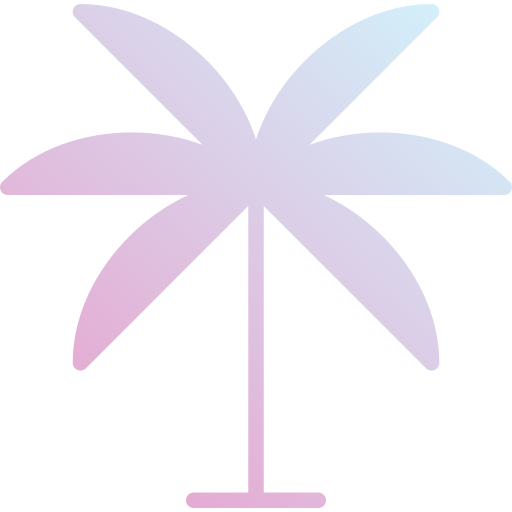 Пальма Generic Flat Gradient иконка