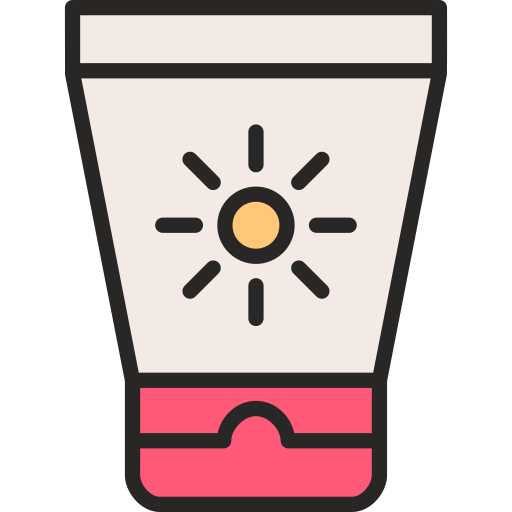 Sunscreen Generic Outline Color icon