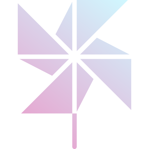 pinwheel Generic Flat Gradient icoon