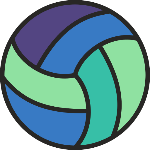 volley-ball Generic Outline Color Icône