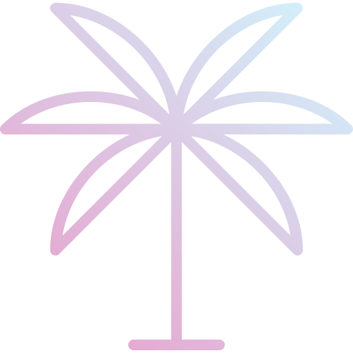 drzewo palmowe Generic Gradient ikona