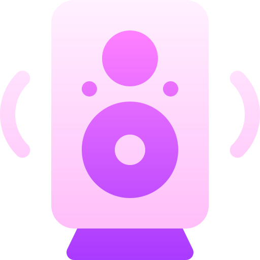 스피커 Basic Gradient Gradient icon