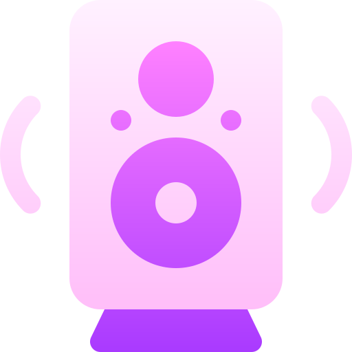 スピーカー Basic Gradient Gradient icon