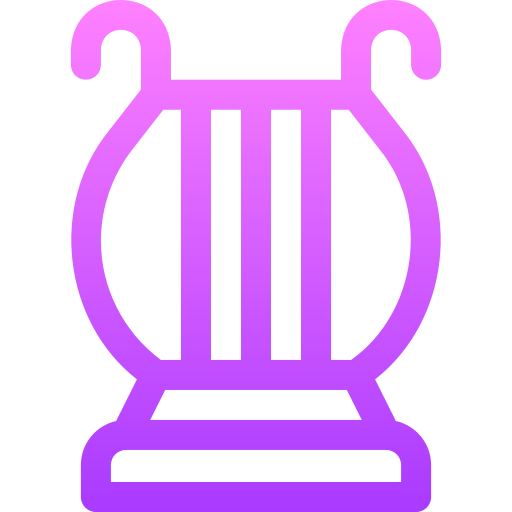 Harp Basic Gradient Lineal color icon