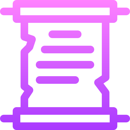 pergamena Basic Gradient Lineal color icona