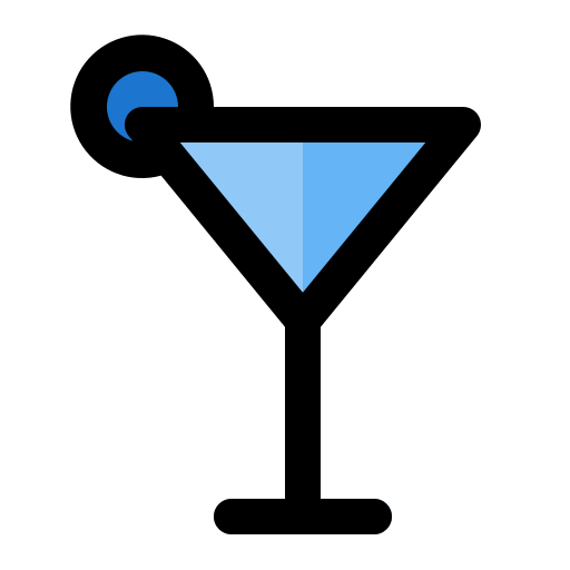 cocktail Generic Outline Color icona