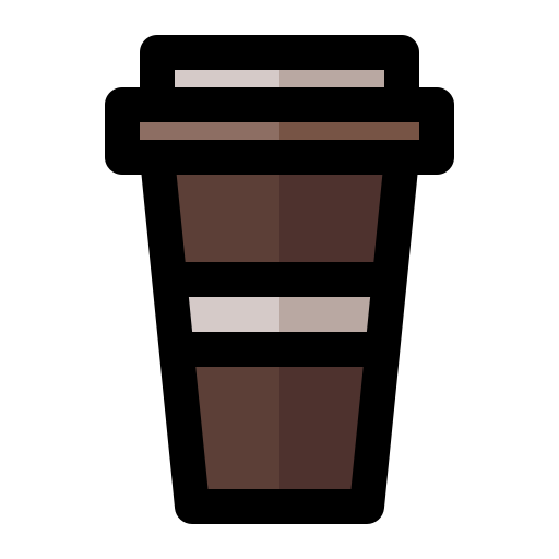 mrożona kawa Generic Outline Color ikona