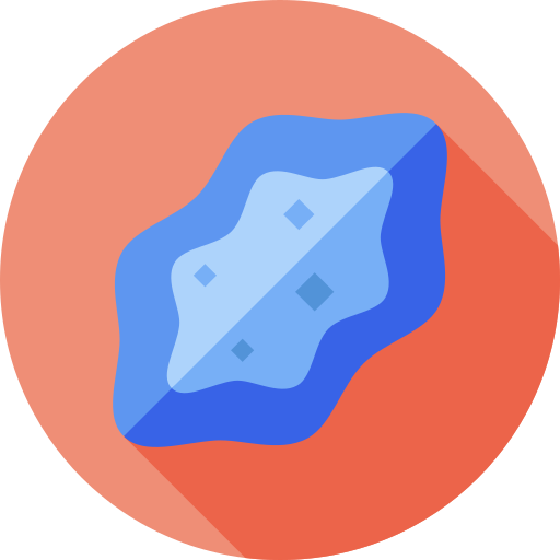 Amoeba Flat Circular Flat icon