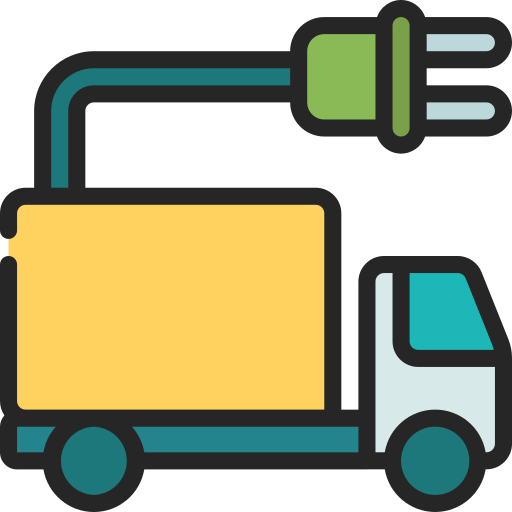 Electric vehicle Juicy Fish Soft-fill icon