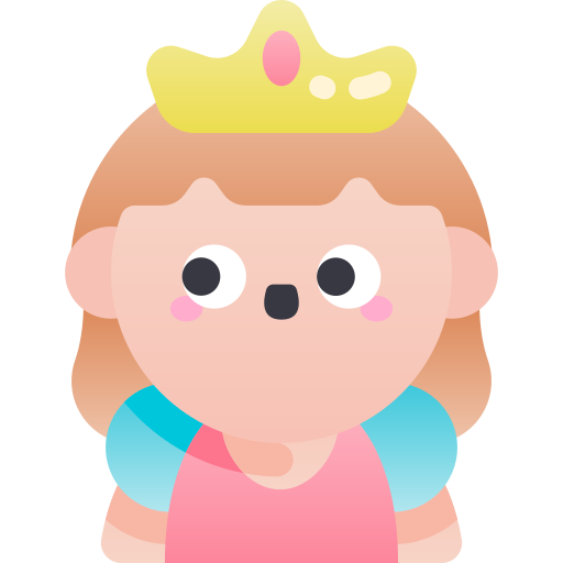 princesse Kawaii Star Gradient Icône