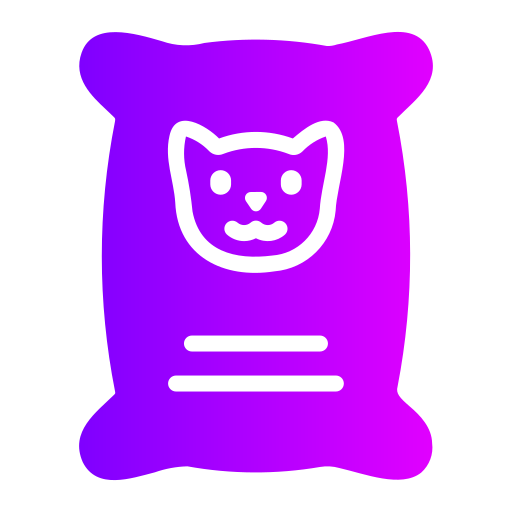 kattenvoer Generic Flat Gradient icoon