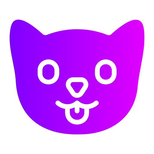 katten Generic Flat Gradient icoon