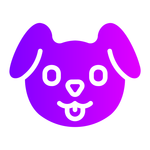 cara de perro Generic Flat Gradient icono