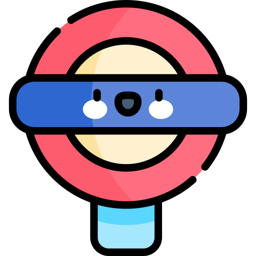 metro Kawaii Lineal color icono