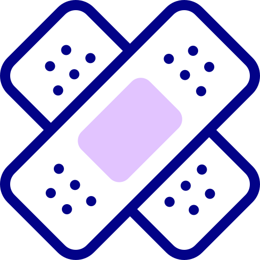 Bandage Detailed Mixed Lineal color icon