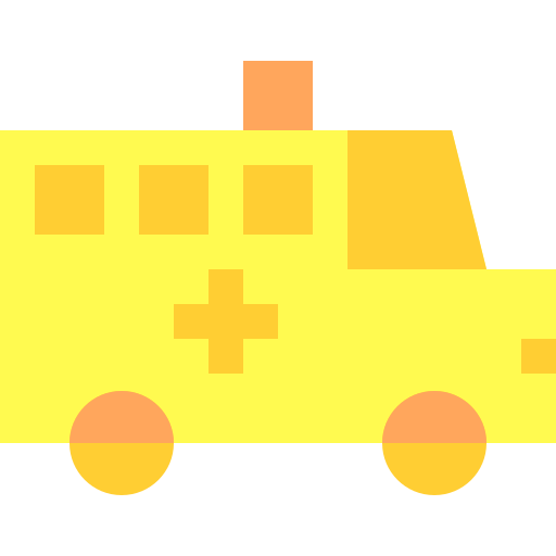 ambulância Basic Sheer Flat Ícone