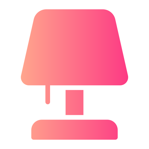 lámpara de mesa Generic Flat Gradient icono