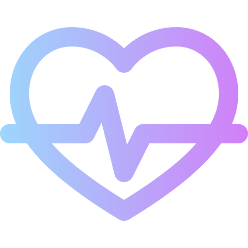 Cardiogram Super Basic Rounded Gradient icon