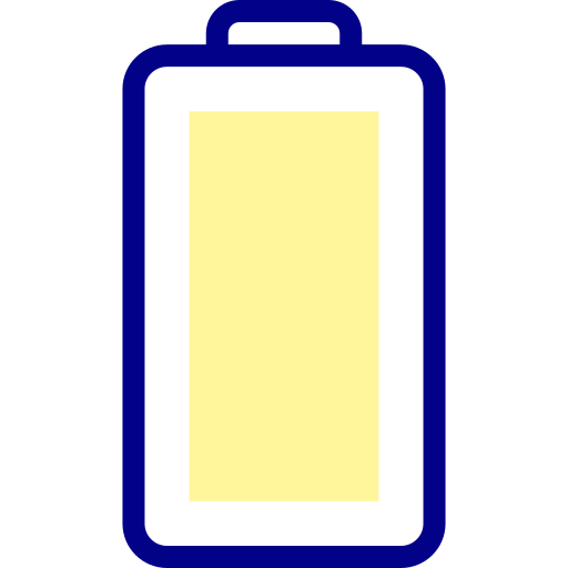 Полная батарея Detailed Mixed Lineal color иконка