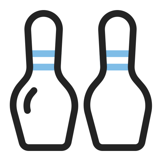 Bowling pins Generic Outline Color icon