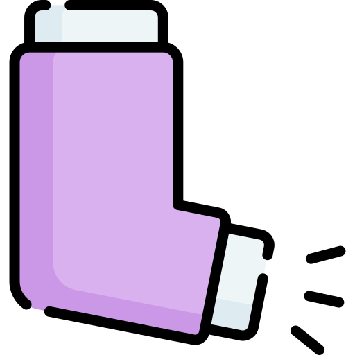 inhalador Special Lineal color icono