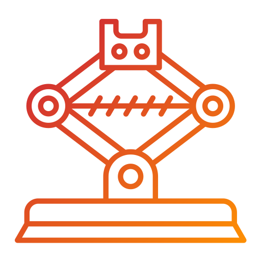 podnośnik samochodowy Generic Gradient ikona