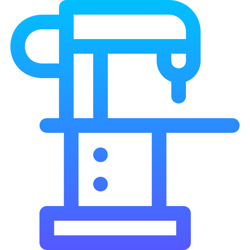 industrieroboter Basic Gradient Lineal color icon
