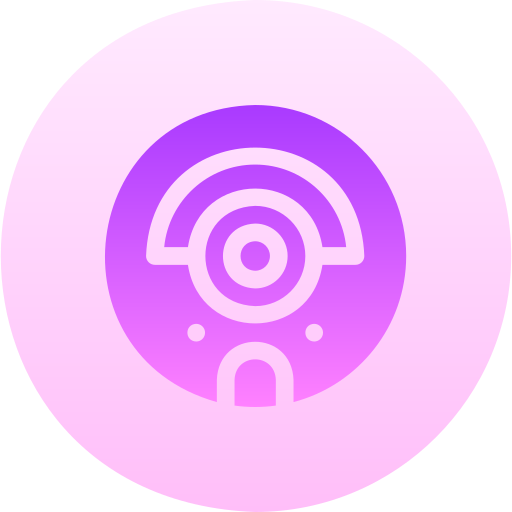 Vacuum Basic Gradient Circular icon
