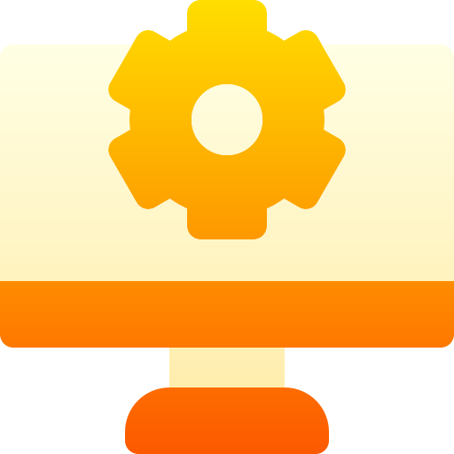 モニター Basic Gradient Gradient icon