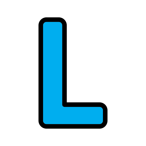 buchstabe l Generic Outline Color icon