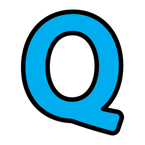 letter q Generic Outline Color icoon