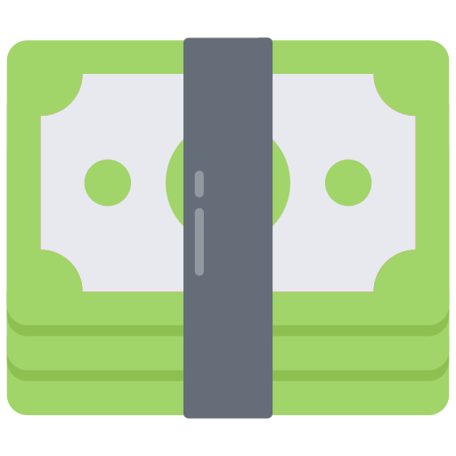 Money stack Generic Flat icon