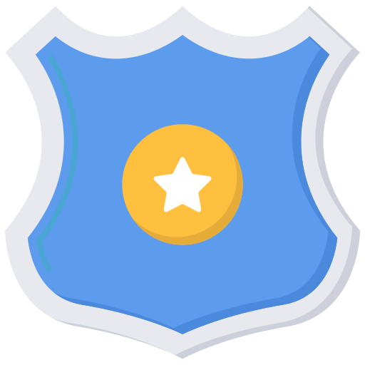 polizeiabzeichen Generic Flat icon