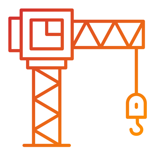 Tower crane Generic Gradient icon