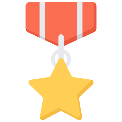 médaille étoile Generic Flat Icône
