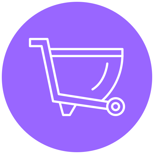 Wheelbarrow Generic Flat icon