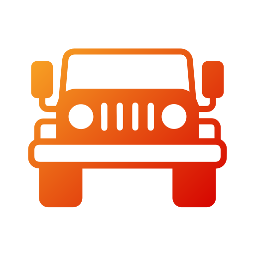jeep Generic Flat Gradient icona