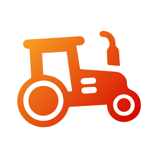 tracteur Generic Flat Gradient Icône