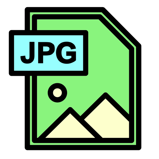 Jpg file Generic Outline Color icon