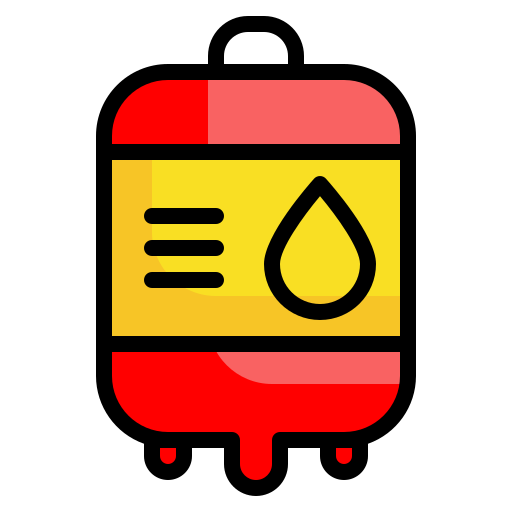 bolsa de sangre Generic Outline Color icono