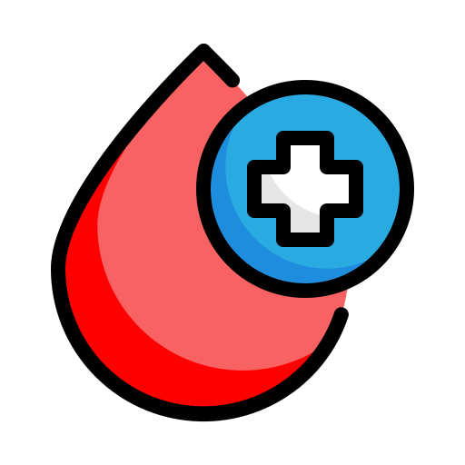 gota de sangre Generic Outline Color icono