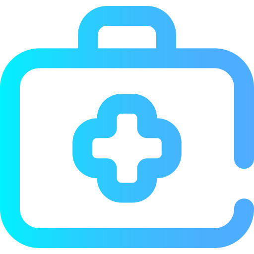 Medical kit Super Basic Omission Gradient icon