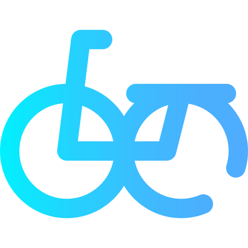 Bycicle Super Basic Omission Gradient icon