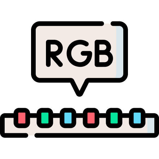 rgb Special Lineal color icono