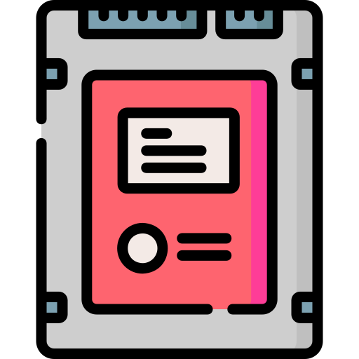 solid-state-laufwerk Special Lineal color icon