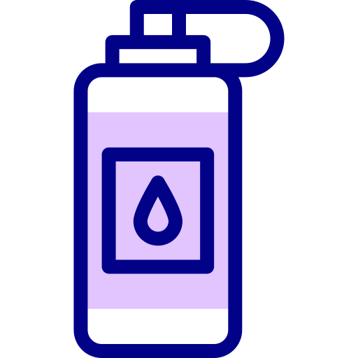 bottiglia d'acqua Detailed Mixed Lineal color icona