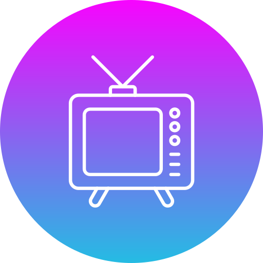 tv-app Generic gradient fill icoon