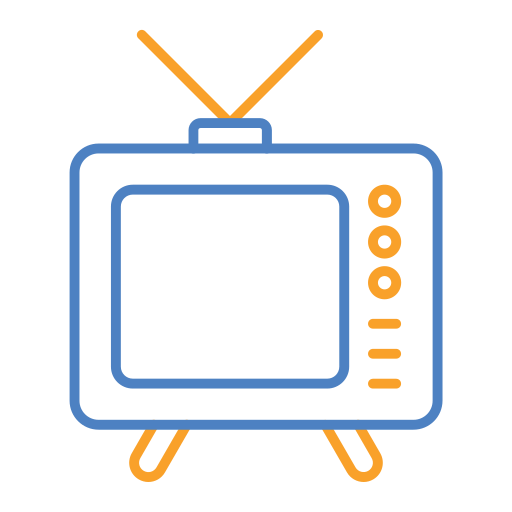 tv 앱 Generic color outline icon