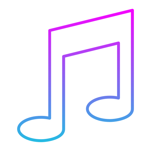 app de música Generic gradient outline Ícone