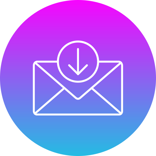 Mail Inbox Generic gradient fill icon